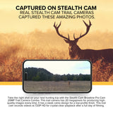 Stealth Cam Browtine 20MP Trail/Game Camera with 720P HD Video, 0.8s Trigger Speed - Camo (4 Pack)