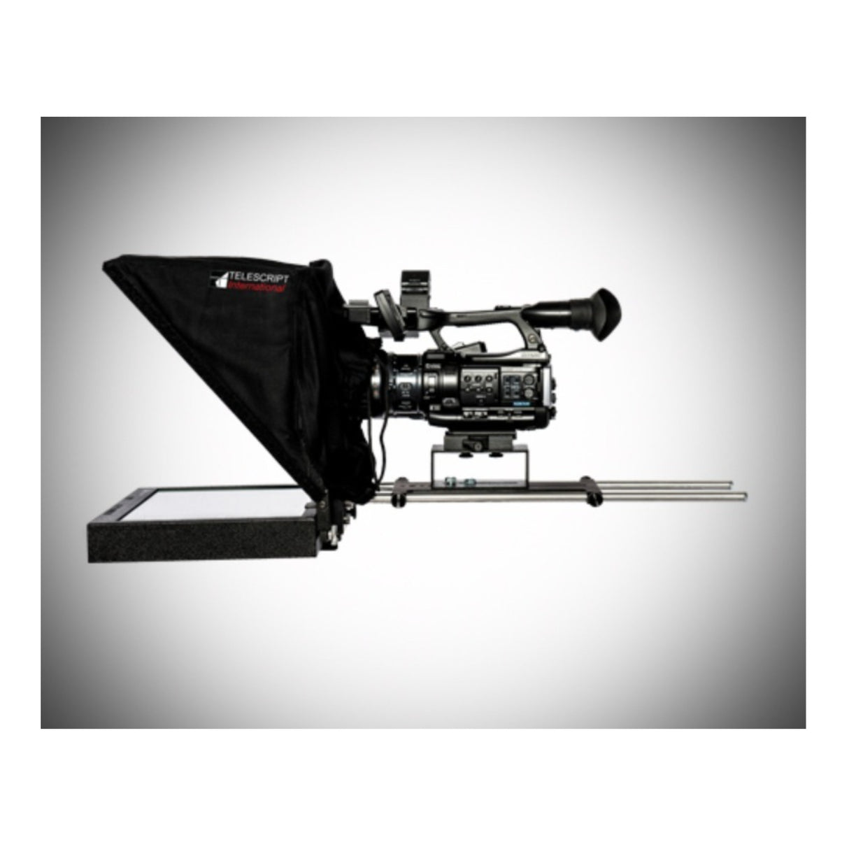 Telescript FPS-190F-SDI 19-Inch Teleprompter with SDI High-Bright Fold & Go Battery and Quick Mount