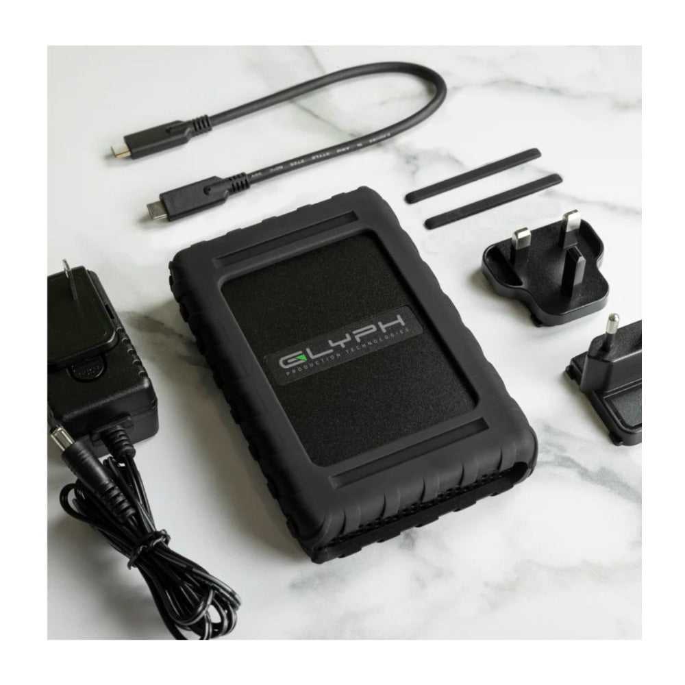 Glyph Blackbox Plus U.2 Enterprise Class NVMe 1050 MBPS External SSD with Aluminum Shell (15.3 TB)