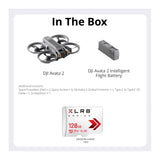 DJI Avata 2 (Drone Only) with 256GB MicroSDXC Canvas Go Plus Memory Card Bundle