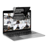 Fortinge Mobile Teleprompter with Six Lens Adapter Rings for DSLR and 5.8-Inch Smartphones