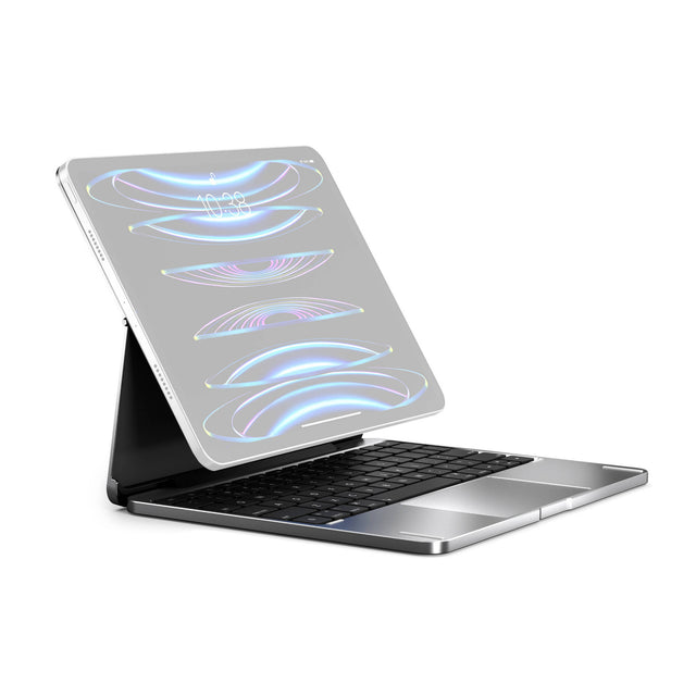 Brydge MAX 11.0 Aluminum Keyboard for 11 Inch iPad Air and Pro (Silver) - 1