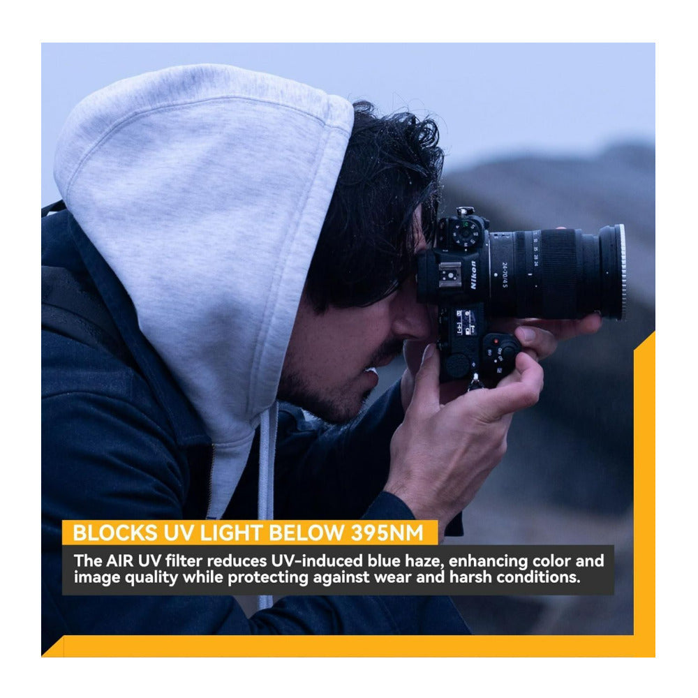 NiSi Air UV Protection Filter with 99.9 Percent Peak Transmission and 48-Layer ULRC Coating (105mm)