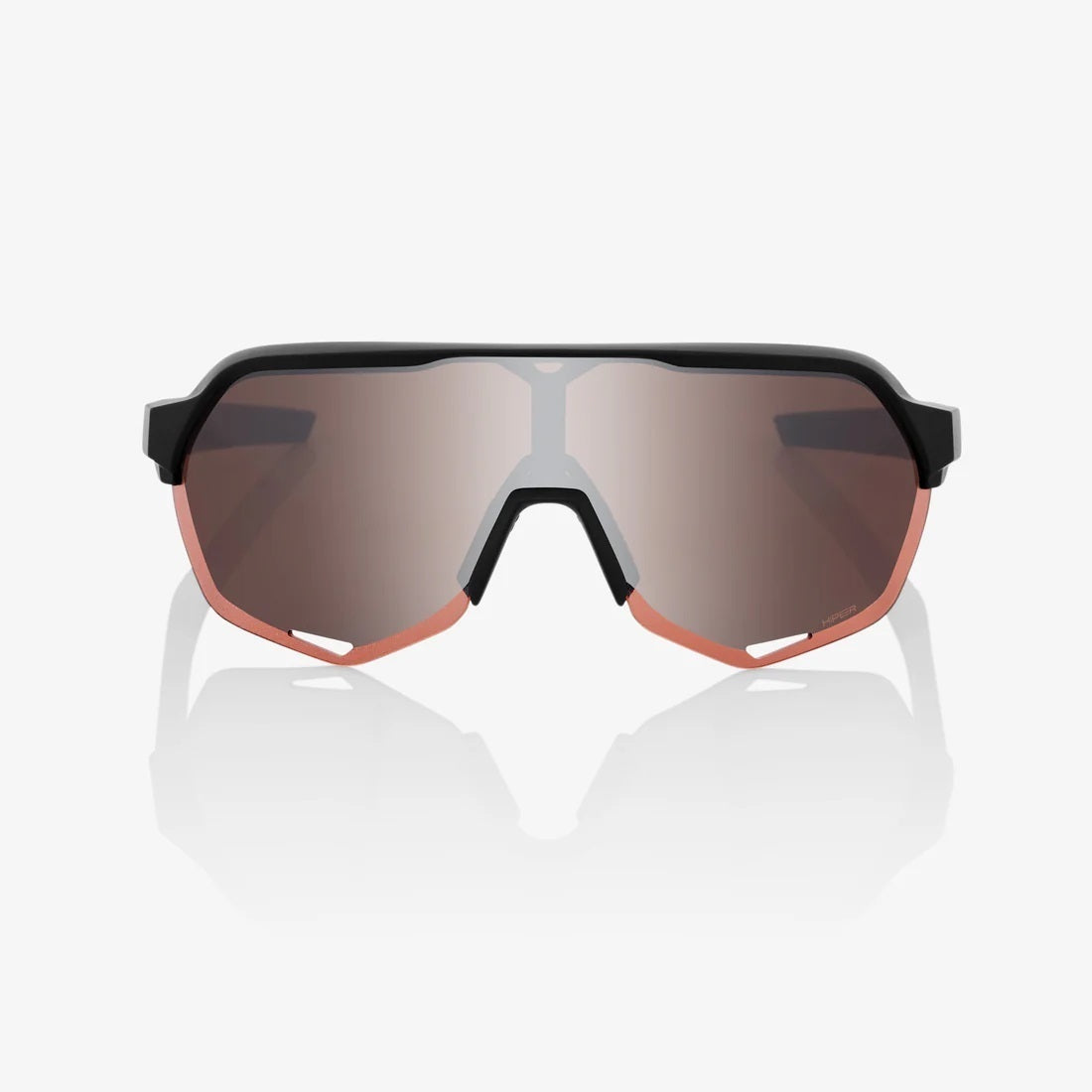 100% S2 Sunglasses Soft Tact Black HiPER Lens