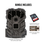 Stealth Cam Browtine 14MP Trail Camera with 32GB Memory Card and Card Reader