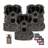 Stealth Cam Browtine 14MP Trail Camera with 32GB Memory Card (3-Pack) Bundle