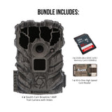 Stealth Cam Browtine 14MP Trail Camera (4-Pack) with 32GB Cards and Card Reader