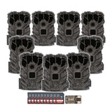 Stealth Cam Browtine 14MP Camera (9-Pack) with Memory Card (9-Pack) Bundle