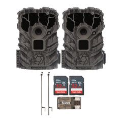 Stealth Cam Browtine 14MP Trail Camera with Video (2-Pack) Bundle
