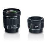 Canon 50mm f/1.8 and 10-18mm Portrait and Travel 2 Lens Kit