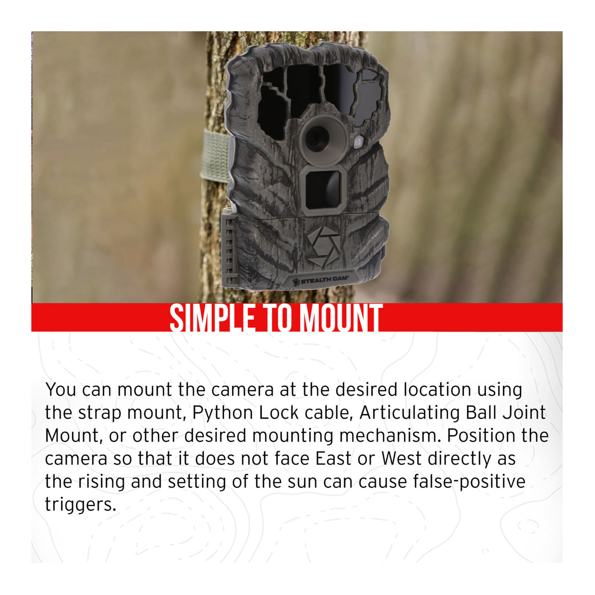 Stealth Cam Browtine 14MP Trail Camera with Video with Locking Cable Bundle