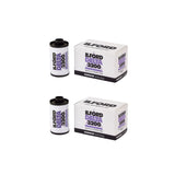 Ilford Delta 3200 Professional Black and White Print Film 35 mm, 36 Exposures (Pack of 2)