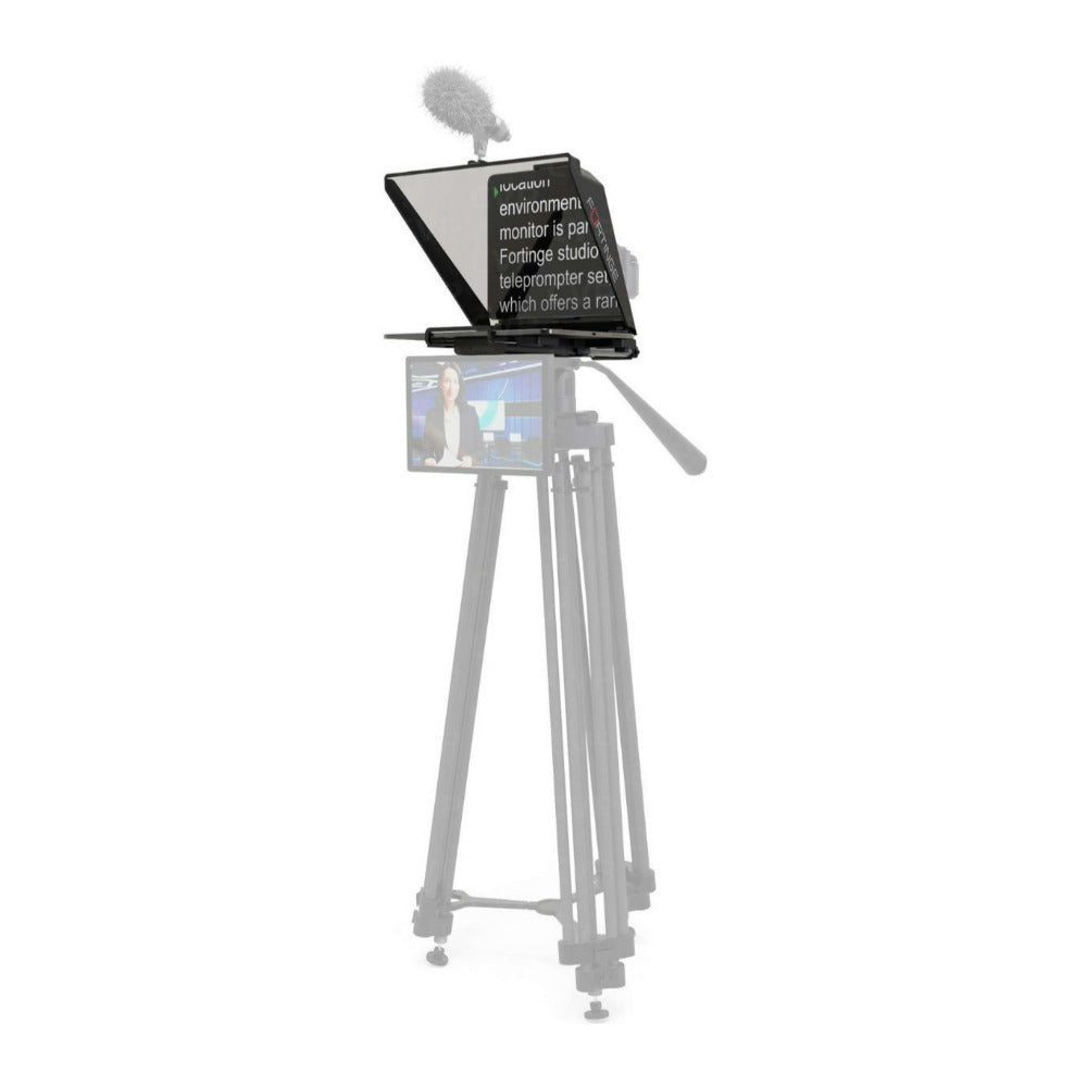 Fortinge NOA III Lightweight Teleprompter and BT1 Bluetooth Hand Controller for Up To 13-Inch Tablet