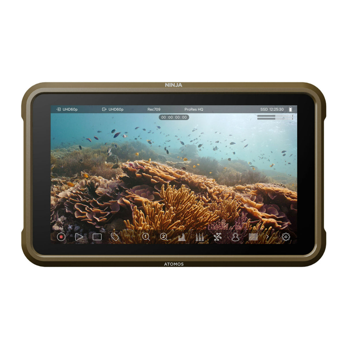 Atomos Ninja 5.2-Inch Touchscreen 1000nit HDR Monitor-Recorder and Universal Accessory Kit Bundle