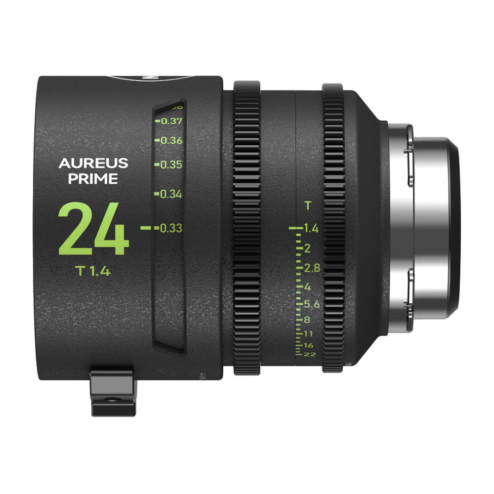 NiSi 24mm Aureus Prime Full Frame T1.4 Cinema Lens with Virtually Zero Focus Breathing (PL Mount)