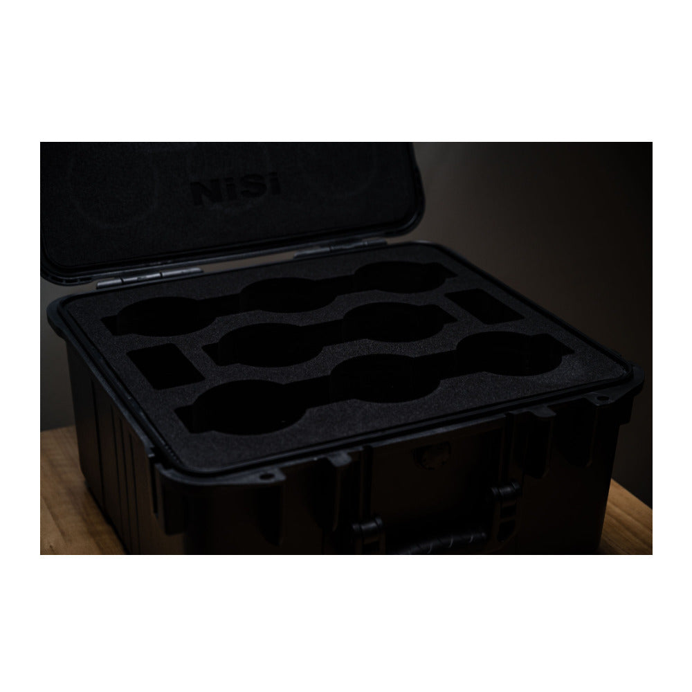 NiSi AUREUS Prime Cinema Lens Hardshell Case with 8 AUREUS Lens Capacity and Rugged Design (Black)