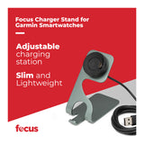 Garmin Vivoactive 6 Slate with Black Band GPS Smartwatch and Charger Bundle