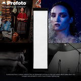 Profoto 1x4-Feet Rectangular Softbox Strip (White Interior), Softgrid, and Strip Mask Bundle