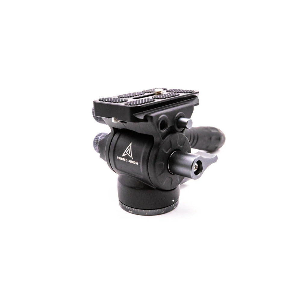 Painted Arrow Ultralight Micro Fluid Head - 6.6 lb (Load Capacity), Black