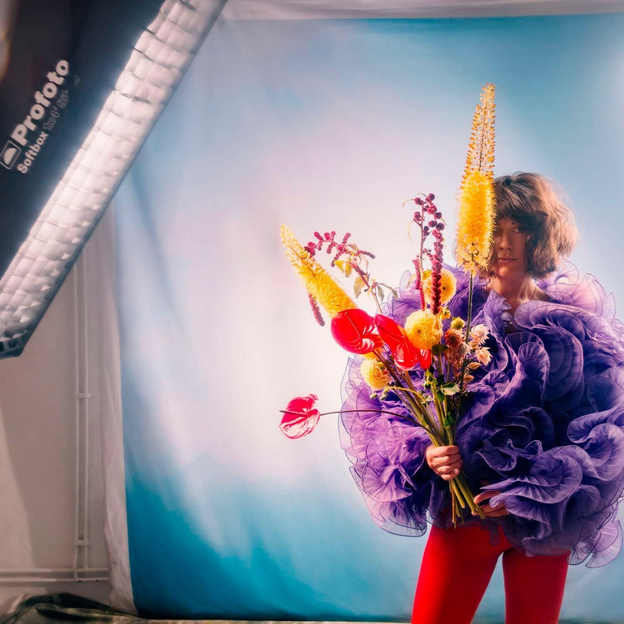 Profoto Softbox 4-Feet Octa Light Modifier (White Interior), Softgrid Octa, and Edge Mask Bundle