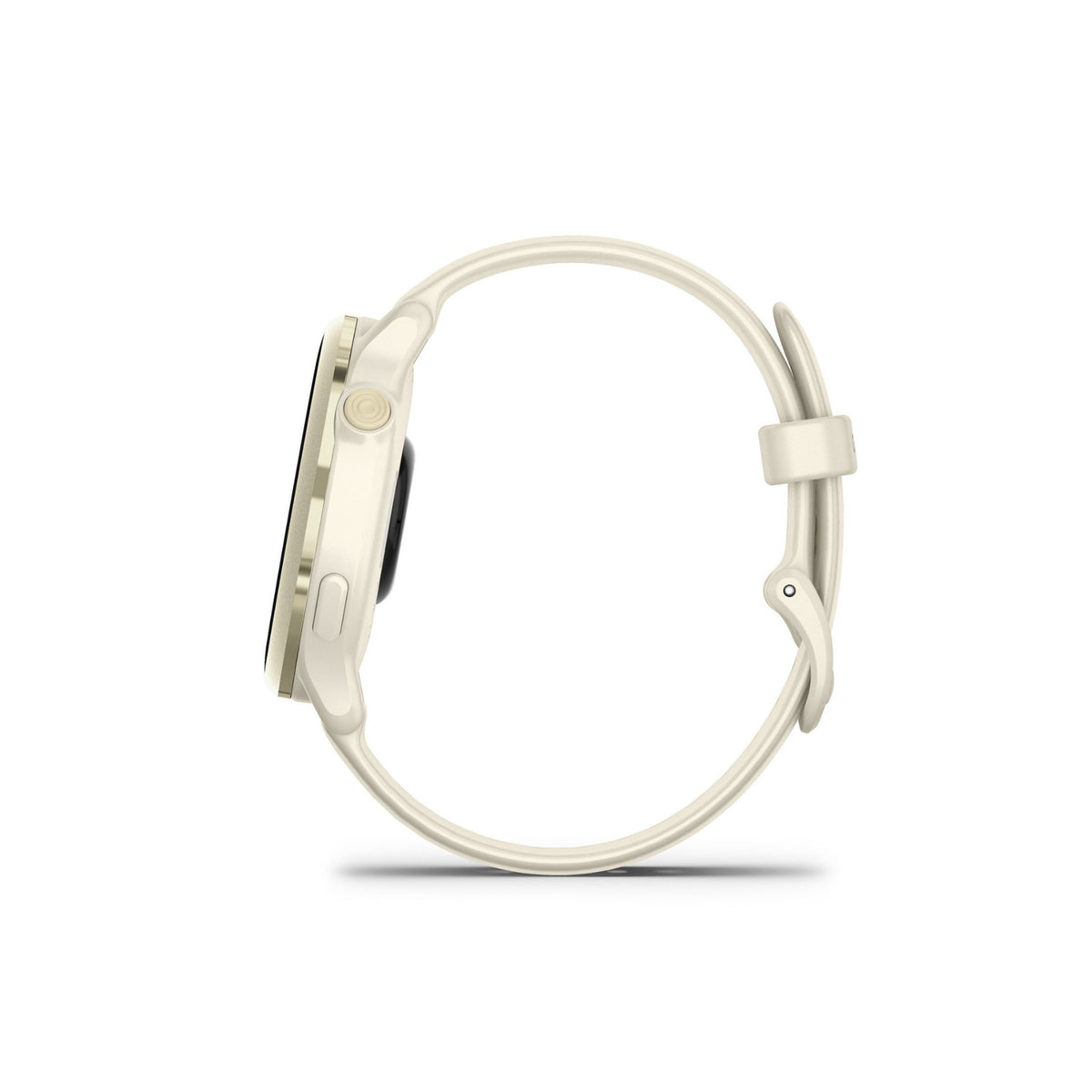Garmin vivoactive 6 Smartwatch (Lunar Gold/Bone Band) Bundle with Tempered Glass Screen Protector