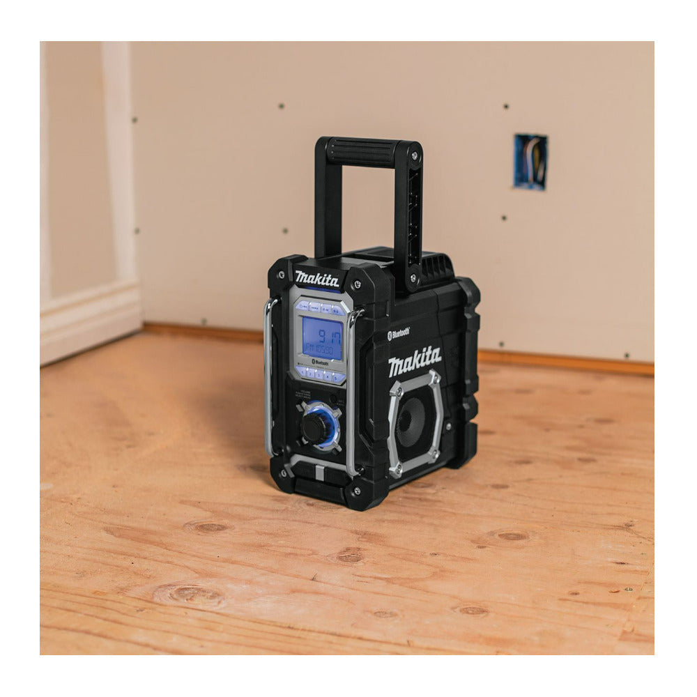 Makita XRM06B 18V LXT Li Ion Cordless Bluetooth Job Site Radio with Stereo Sound