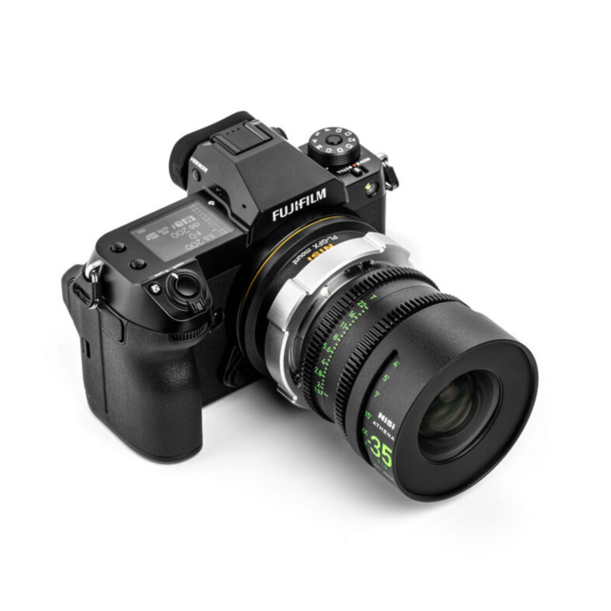 NiSi ATHENA PL-GFX Adapter – Connect PL Mount Lenses to Fujifilm G-Mount Cameras