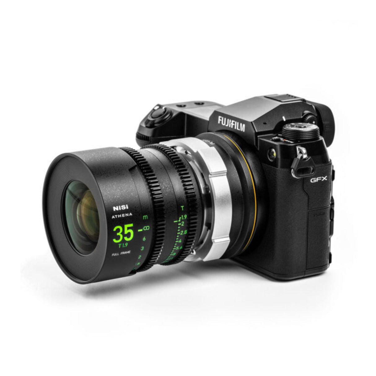 NiSi ATHENA PL-GFX Adapter – Connect PL Mount Lenses to Fujifilm G-Mount Cameras