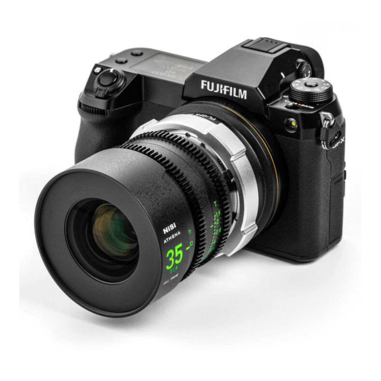 NiSi ATHENA PL-GFX Adapter – Connect PL Mount Lenses to Fujifilm G-Mount Cameras