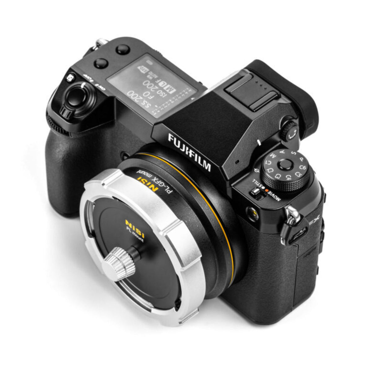 NiSi ATHENA PL-GFX Adapter – Connect PL Mount Lenses to Fujifilm G-Mount Cameras