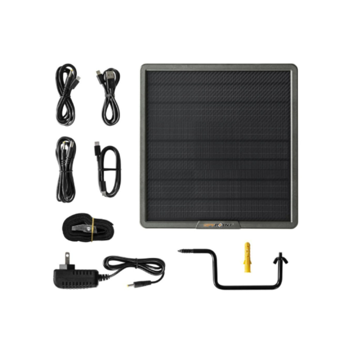 Spypoint Flex-Dark Trail Camera (2-pack) with 2 x 10W Battery 2 x Solar Panel 2 x 32GB SDCard Bundle