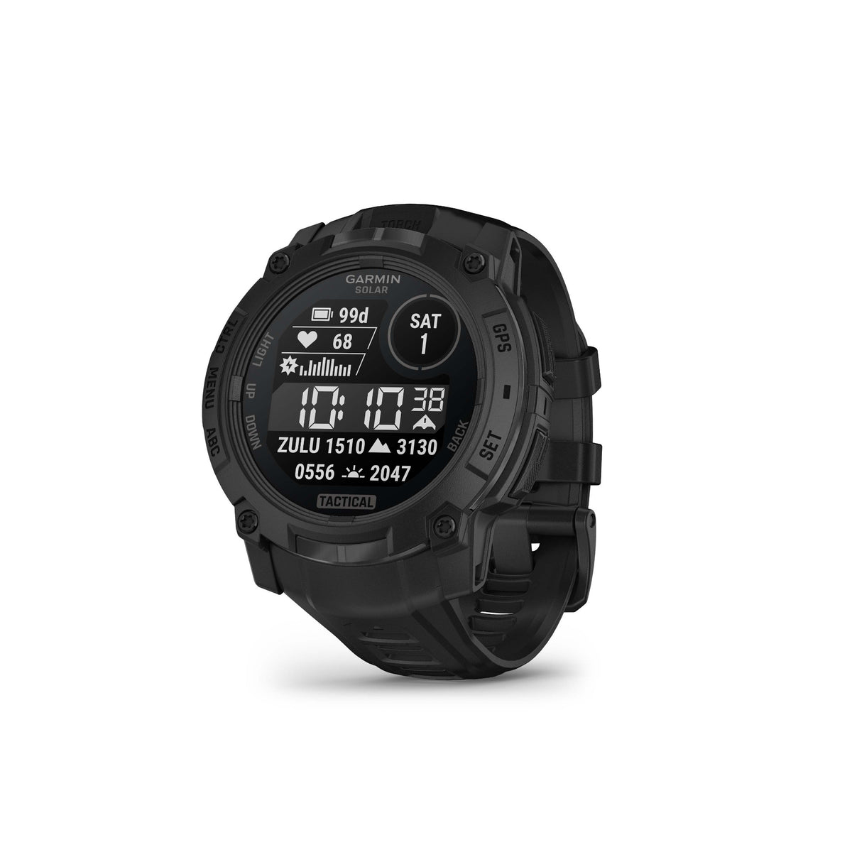 Garmin Instinct 3 50mm Solar Tactical Smartwatch (Black with Black Band)