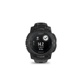 Garmin Instinct 3 45mm Solar Tactical Smartwatch with Built-in Flashlight (Black with Black Band)