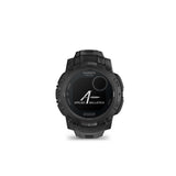 Garmin Instinct 3 45mm Solar Tactical Smartwatch with Built-in Flashlight (Black with Black Band)