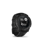 Garmin Instinct 3 45mm Solar Tactical Smartwatch with Built-in Flashlight (Black with Black Band)