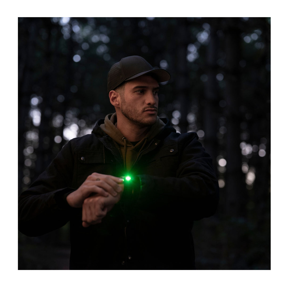 Garmin Instinct 3 45mm Solar Tactical Smartwatch with Built-in Flashlight (Black with Black Band)