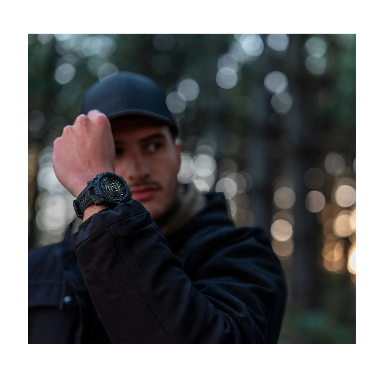 Garmin Instinct 3 50mm Amoled Tactical Edition GPS Smartwatch (Black with Black Band)