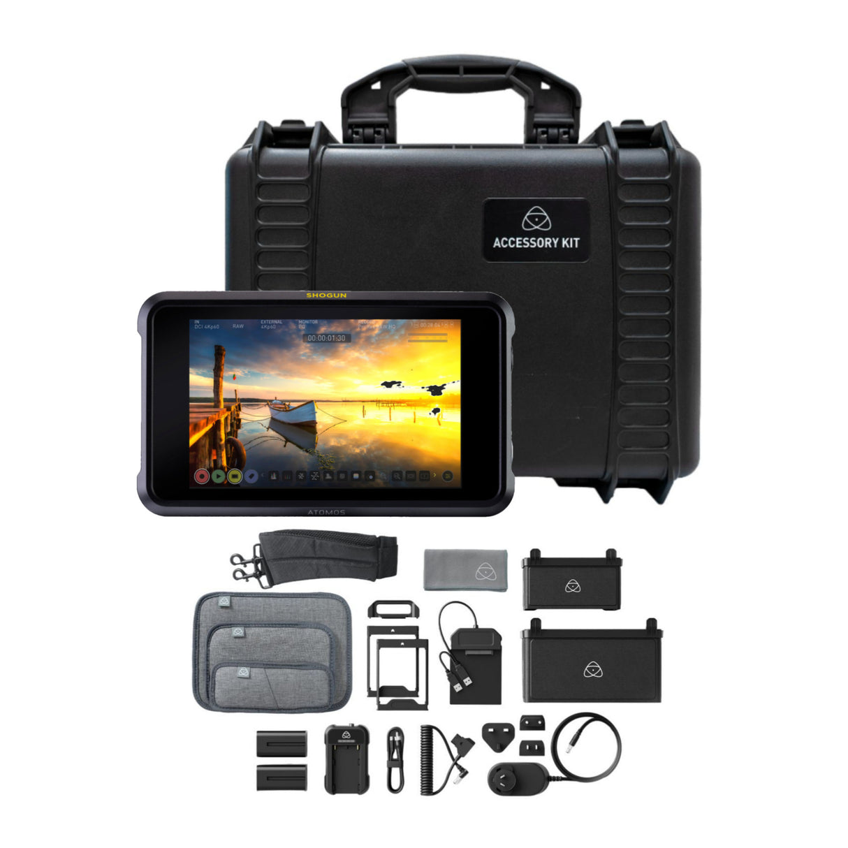 Atomos Shogun 7.2-Inch HDR Monitor, Recorder, and Switcher Bundle with Universal Accessory Kit