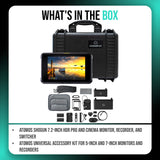 Atomos Shogun 7.2-Inch HDR Monitor, Recorder, and Switcher Bundle with Universal Accessory Kit