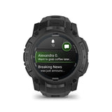 Garmin Instinct 3 50mm Amoled Tactical Edition GPS Smartwatch (Black with Black Band)