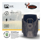 Wildgame Innovations Terra XT 2.0 24MP Cellular Trail Camera 720P Video (Gray, 3-Pack)
