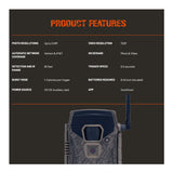 Wildgame Innovations Terra XT 2.0 24MP Cellular Trail Camera 720P Video (Gray, 3-Pack)