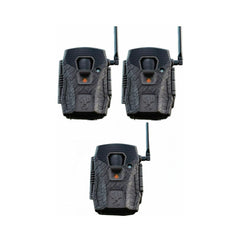 Wildgame Innovations Terra XT 2.0 24MP Cellular Trail Camera 720P Video (Gray, 3-Pack)
