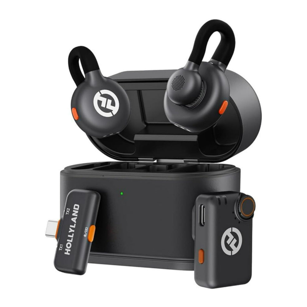Hollyland LARK M2S Ultimate Combo Wireless Lavalier Black Microphone System