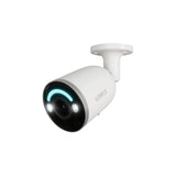 Lorex 4K Wired IP Bullet Camera with Color Night Vision Smart Lighting and Siren (White)