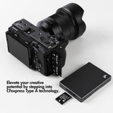 Angelbird 160GB AV PRO CFexpress 2.0 Type A SE Memory Card with Card Reader/Case Type A/SD Bundle