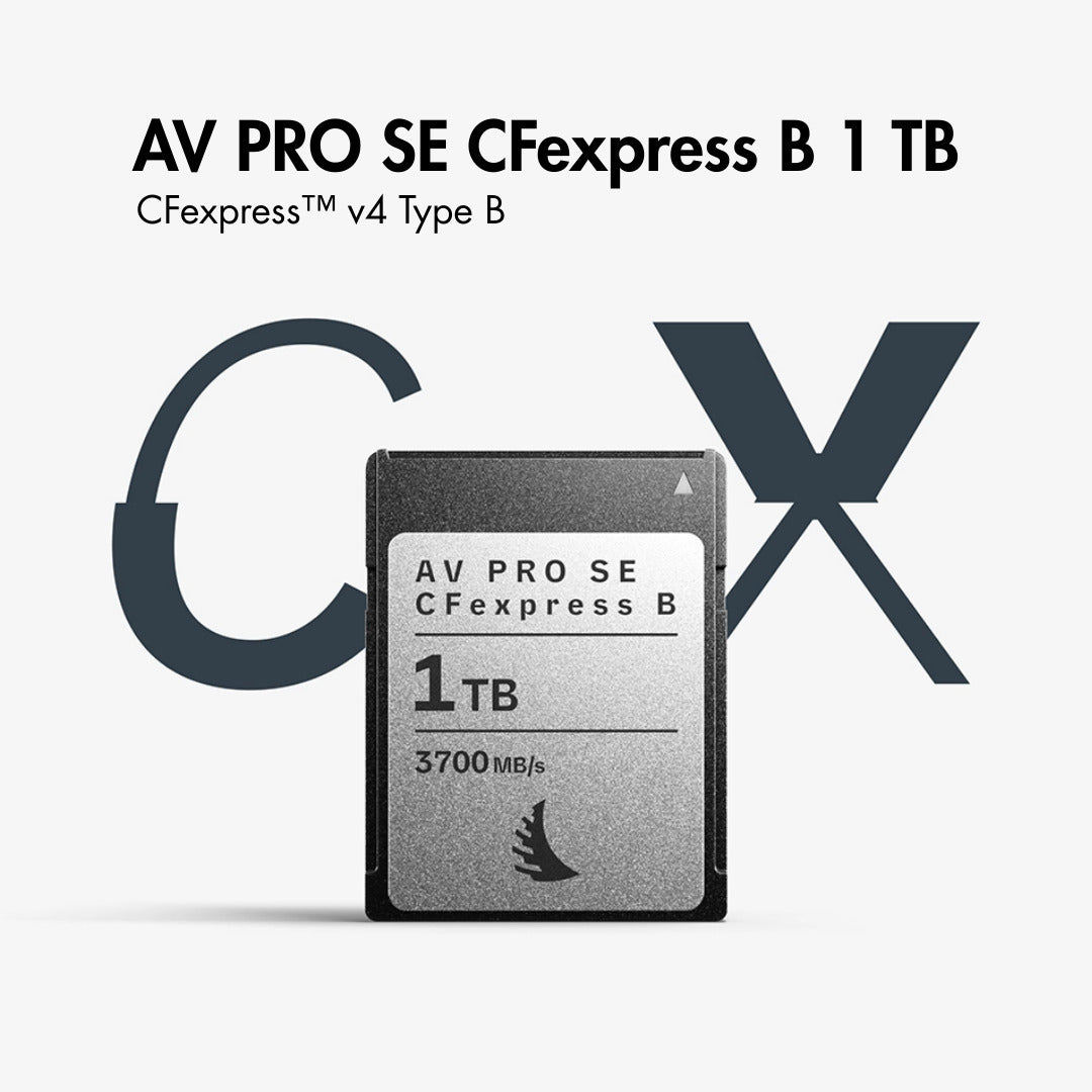 Angelbird AV PRO SE CFexpress V4 1T High-Speed Memory Card and Card Reader Case Bundle