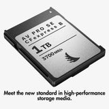 Angelbird AV PRO SE CFexpress V4 1T High-Speed Memory Card and Card Reader Case Bundle
