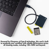 Angelbird AV PRO SE CFexpress V4 1T High-Speed Memory Card and Card Reader Case Bundle