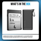 Angelbird AV PRO SE CFexpress V4 1T High-Speed Memory Card and Card Reader Case Bundle